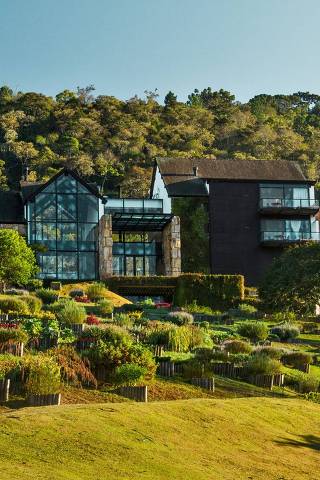 CAMPOS DO JORDAO, SP,   Vista do hotel Six Senses Botanique, em Campos do Jordão (SP) .(Foto:Divulgação)
